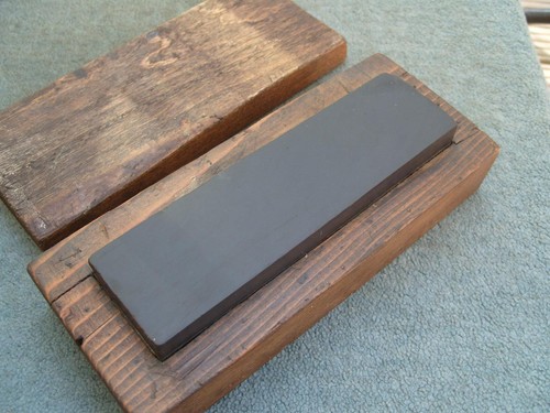 Slate oilstone razor - razor, hone