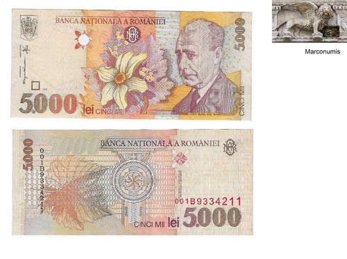 000 lei romanian banknote - lei,