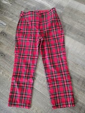J. Crew Women's Red Tartan