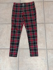 Zara Woman Tartan Trousers