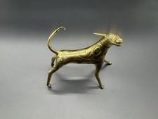 Vintage Brass dog - Length