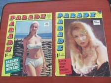 2 x issues Parade magazine - 9 April 1966  8 July 1967