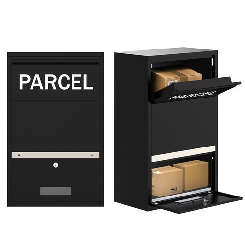Belofay black parcel drop box - black,