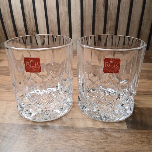 Rcr glass tumbler - rcr, cristalleria