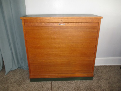 French tambour fronted antique - tambour,