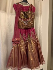 Indian Lengha (skirt & top) With Scarf