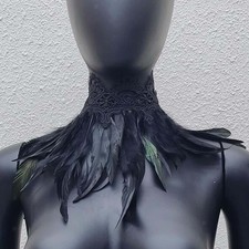 Feather Cape Shawl Gothic