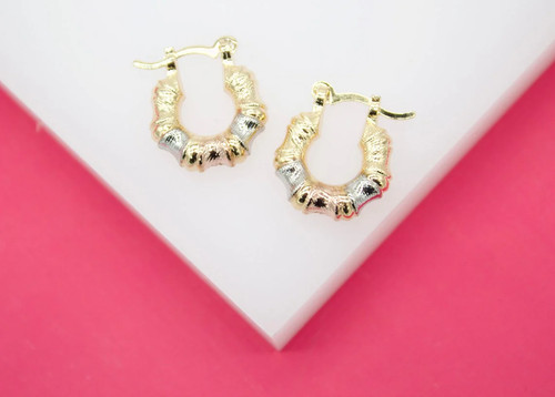 18k gold filled - triple, tone