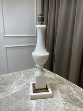Vintage White Marble Table