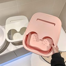 Foldable Foot Bath Soak Tub W/ Massage Points Portable Foot Spa Basin for Relax