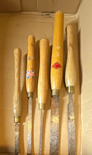 Vintage wood chisel set - wood,