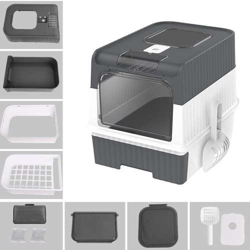 Large cat litter box - cat,