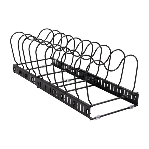 Black expandable pan organiser - expandable,