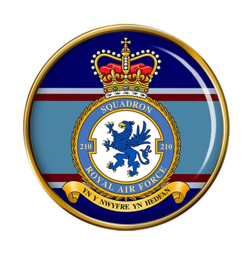 210 squadron raf pin badge - raf,