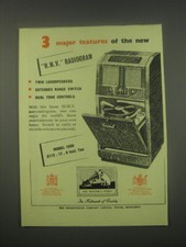 1949 HMV Radiogram Model 1608