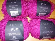 Jaeger Fur 7 balls - Dark Pink