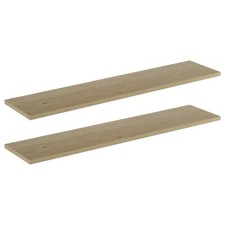 2 Pack Melamine Shelf - Light