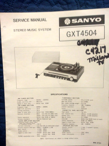 Sanyo gxt 4504 gxt4504 - sanyo,