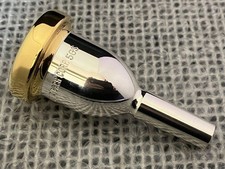 Bach Megatone Corp 5GS Small Shank Trombone Mouthpiece Gold Rim Finish Old Logo
