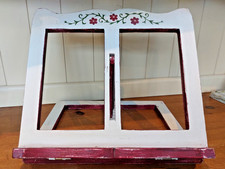 Vintage red & white painted