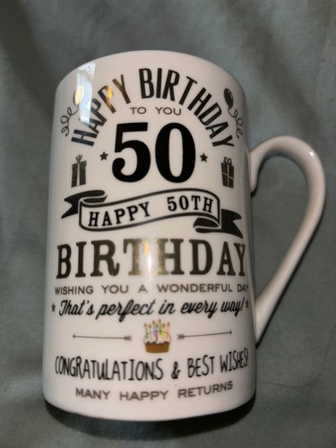 Happy 50th birthday - happy, gift
