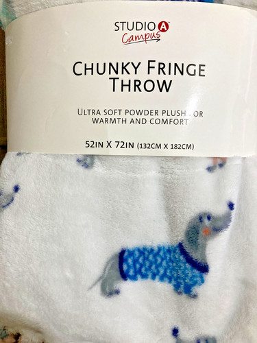 Dachshund chunky fringe - 💙,