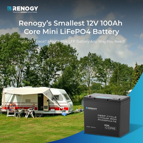 Renogy 100ah 12v lifepo4 - renogy,