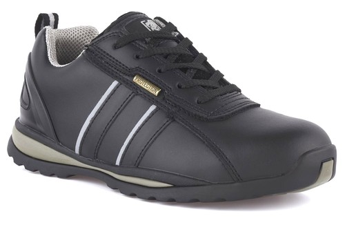 Mens black leather lightweight - black,