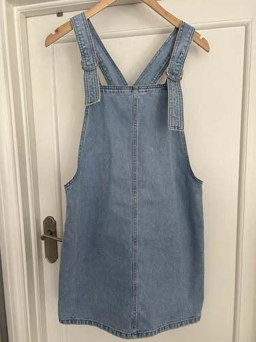 Topshop denim dungaree mini - denim,