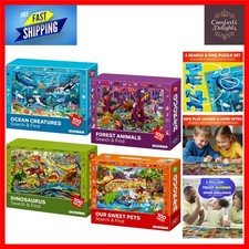 4x100 Piece Jigsaw Puzzles for