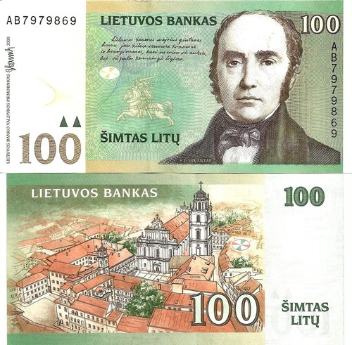 Lithuania 100 litų 2000 62 - 2000, p-62