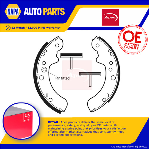Brake shoes set - taxi, tx