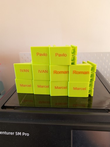 Personalised corner blocks - personalised,