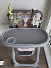 Chicco Polly Magic Relax Highchair - Pink & Grey