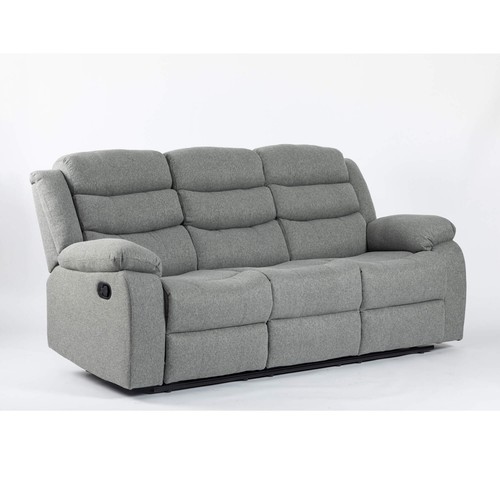 Turin recliner sofa - recliner, grey