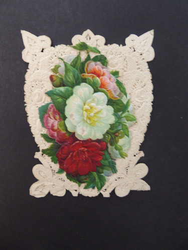 Victorian die cut paper - , lace