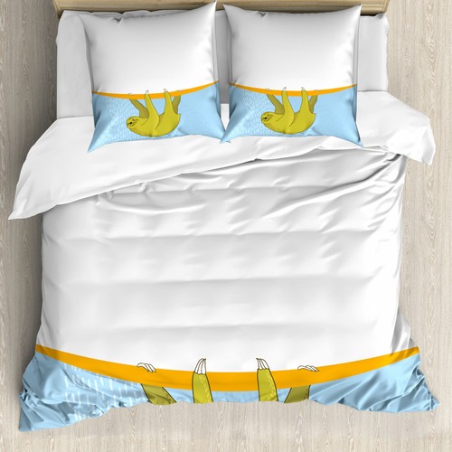 Sloth duvet cover underwater - sloth,