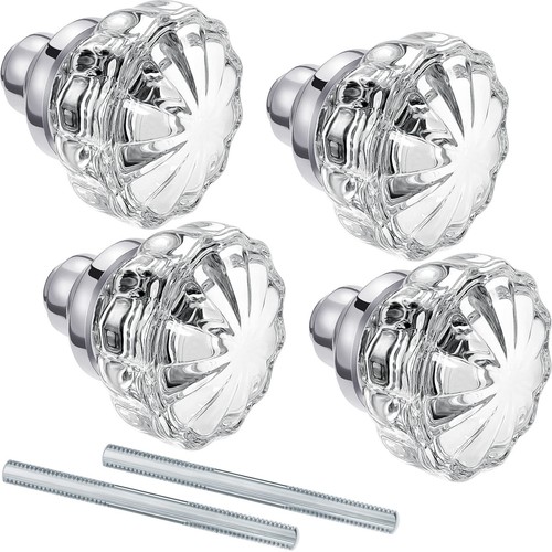Amylove set glass door knobs - set,