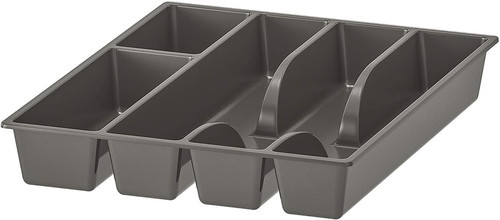 Cutlery tray grey drawer - cutlery, grey,