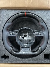 Audi Carbon Fiber Flat Bottom Steering wheel for Q5L A6 Q3 A1 A8L R8 C6 S6 Rs3