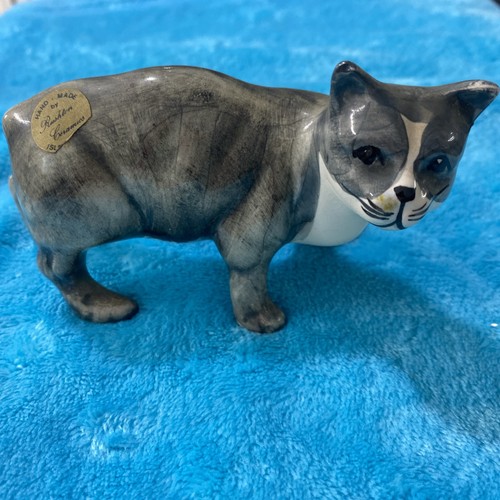 Vtg manx cat - rushton, isle