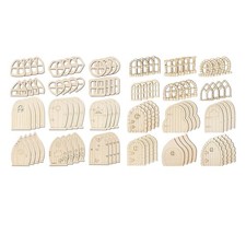 48x Mini Fairy Doors and