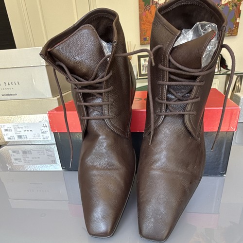 Hugo boss brown leather - brown,