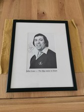 Signed And Framed Photo John Lowe The Big Name In Darts A Must For Any Darts Fan