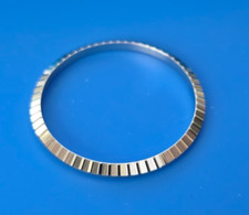 ENGINE TURNED BEZEL FOR 36MM ROLEX WRIST WATCH 1601-1603 STAINLESS STEEL