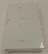 Holy Bible KJV Gift Edition by Collins White Slipcase New Sealed Unopened 