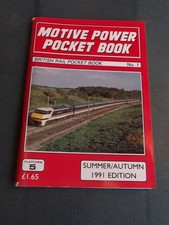 Platform 5 1991 ABC BR Diesel Loco Motive Power Pocket Book Class 37 47 86 91 50