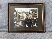 Vintage Ron ‘Smudge’ Smith signed print of  ‘The Ty-Phoo Tea Tram’ 1988