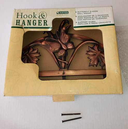 Hayes butterfly hook wall - butterfly,