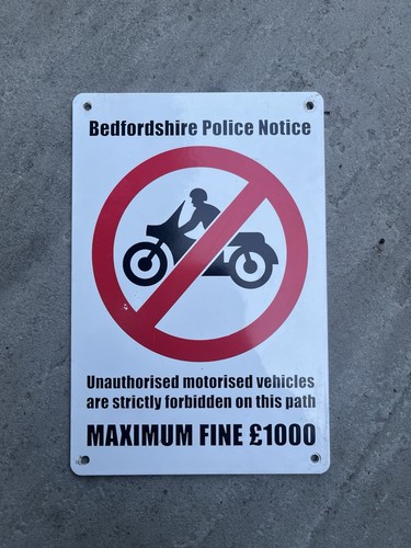 Bedfordshire police notice - bedfordshire,